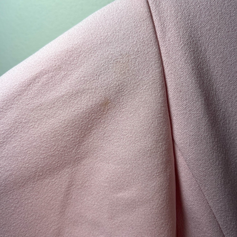 Anne Klein Sheath Dress Tutu Pink Flutter Sleeve Bridal Zip Up Cocktail NEW Sz 2 - Picture 12 of 14